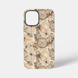 Vintage Victorian Shabby Chic Country Pattern iPhone 12 Mini Case