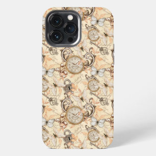 Vintage Victorian Shabby Chic Country Pattern iPhone 13 Pro Max Case