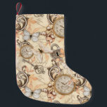 Vintage Victorian Shabby Chic Country Pattern Small Christmas Stocking<br><div class="desc">Vintage Victorian Shabby Chic Country Pattern Background design.</div>