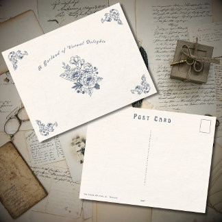 Vintage Victorian Spring Postcard