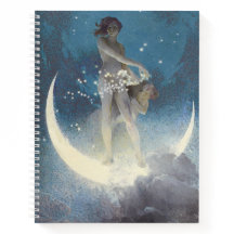 Vintage Victorian Star Scattering Angels