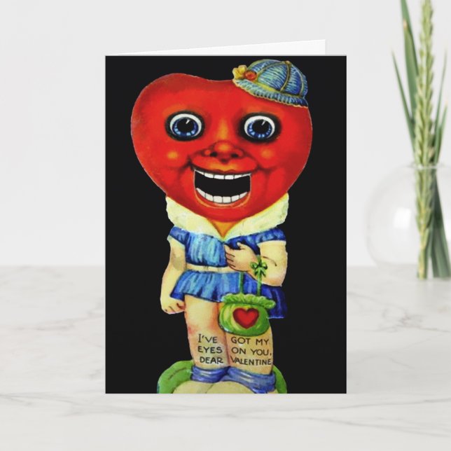 Vintage Victorian Valentines Day Card (Front)