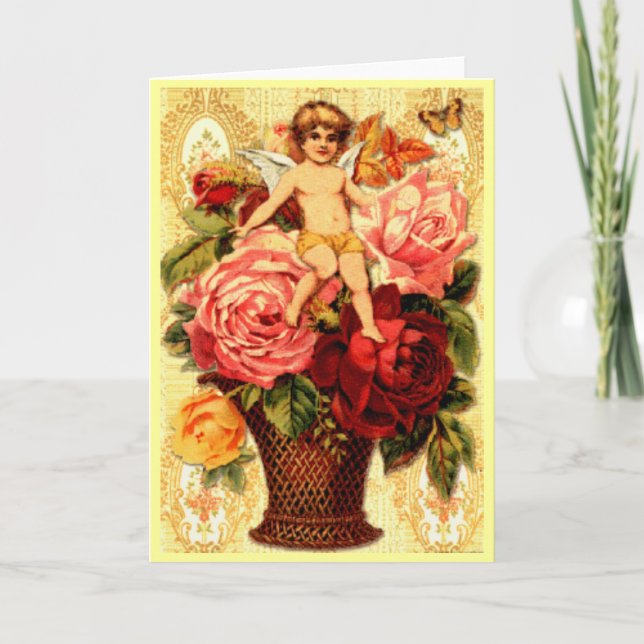 Vintage Victorian Valentine's Day Card (Front)