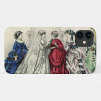Vintage Victorian Wedding Party Bridal Portrait