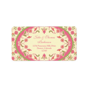 Vintage Victorian Wedding Return Address Labels