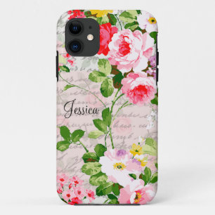 Vintage Victorian Whimsical Garden iPhone 11 Case
