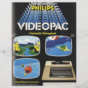 Vintage Video Game Ad Collage Scrapbook Paper