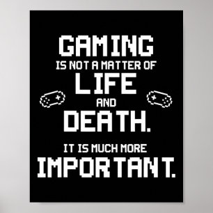 Vintage Video Games Funny Pc Console Gamer Geek  Poster