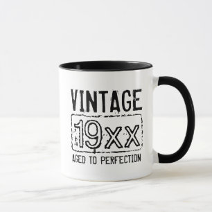 Vintage vieilli à la perfection 11oz tasse de café