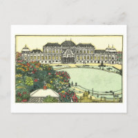 Vintage Vienna Belvedere Postcard