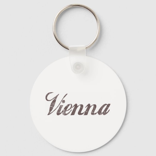Vintage Vienna Keychain (Front)