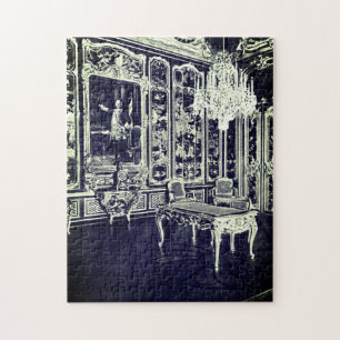 Vintage Vienna Schonbrunn palace Vieux Laque Room Jigsaw Puzzle