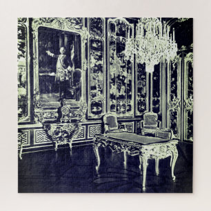 Vintage Vienna Schonbrunn palace Vieux Laque Room Jigsaw Puzzle