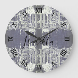 Vintage Vienna Schonbrunn palace Vieux Laque Room Large Clock
