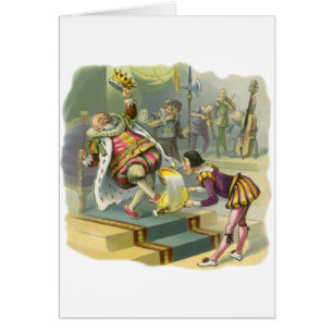 Vintage Vieux Roi Cole Nursery Rhyme Poème Chanson