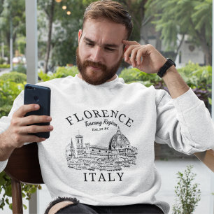 Vintage View of Florence, Tuscany Sweatshirt