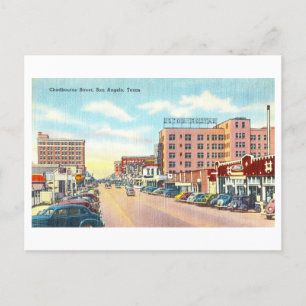 Vintage View of San Angelo, Texas, Postcard