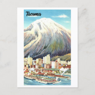 Vintage View of Tacoma, Washington, Postcard