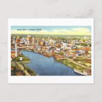 Vintage View of Tampa, Florida,
