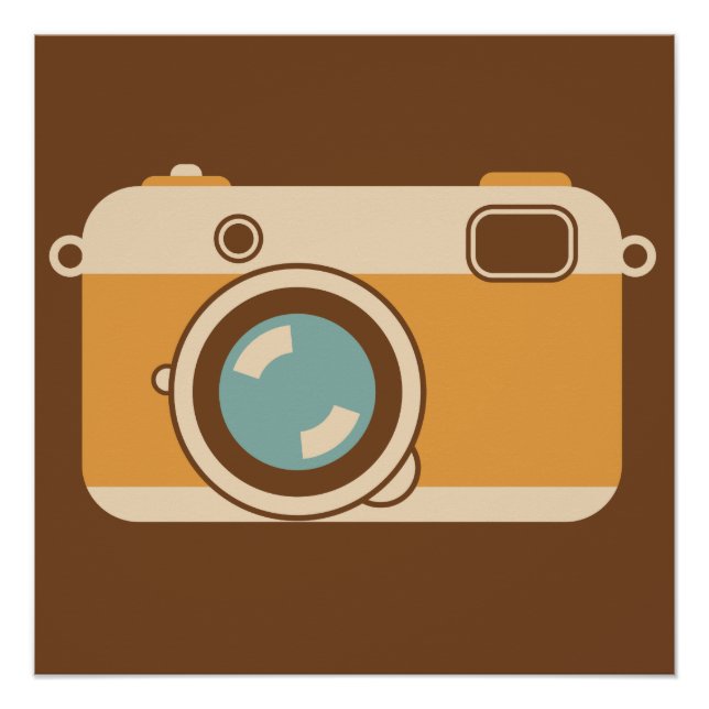 Vintage Viewfinder Camera Poster (Front)