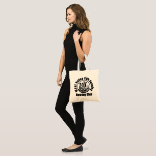 Vintage Viking Ship Faculty Rowing Club Custom Tote Bag