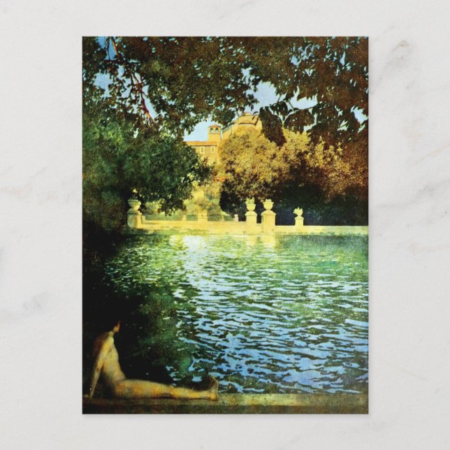 Vintage Villas & Gardens: The Pool Postcard (Front)