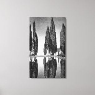 Vintage Villas & Gardens: The Reservoir Canvas Print