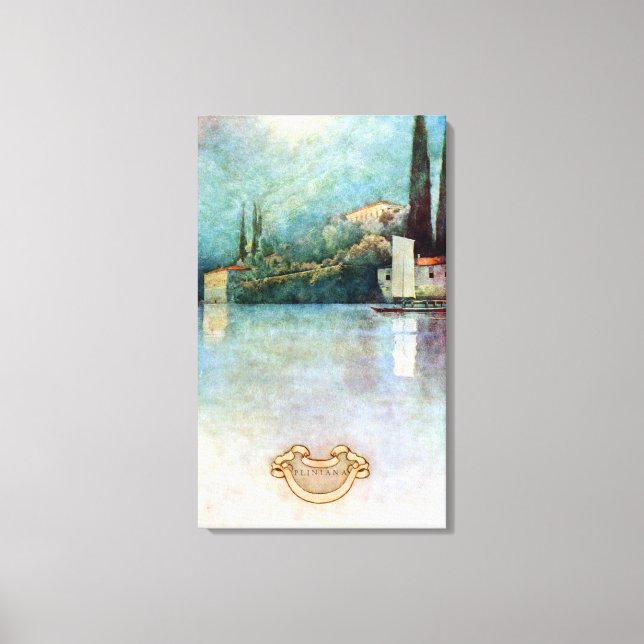 Vintage Villas & Gardens: Villa Pliniana Canvas Print (Front)