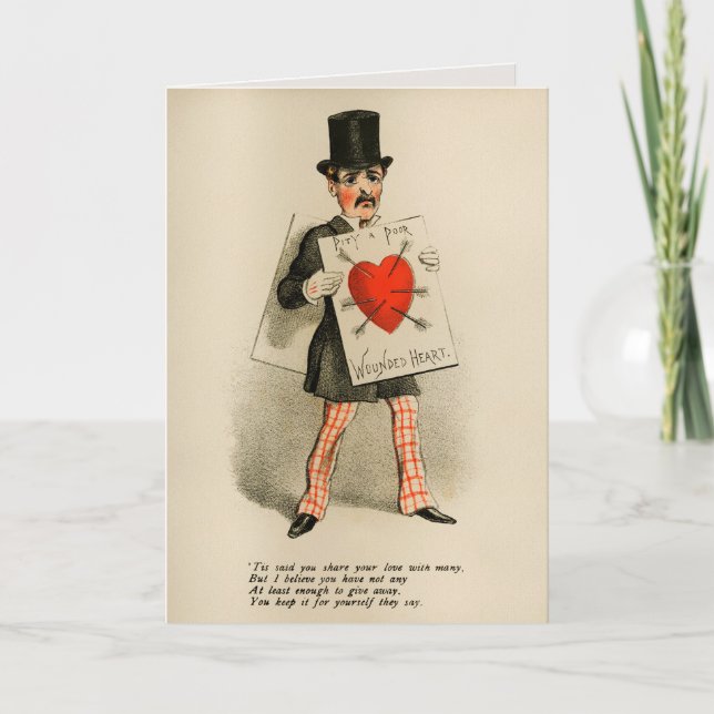 Vintage Vinegar Valentines Card (Front)