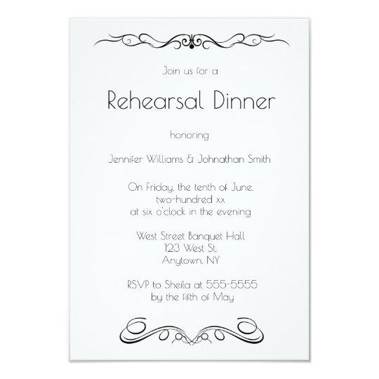 Vintage vines rehearsal dinner invitations