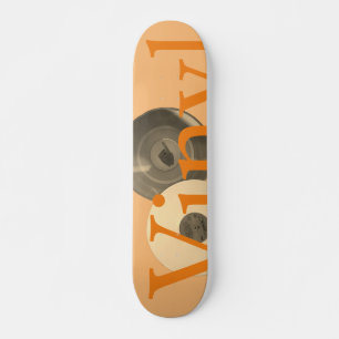 Vintage vinyl or skateboard