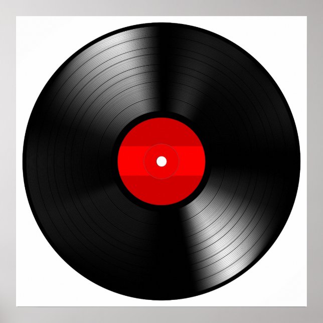 Vintage Vinyl Record Poster (Front)