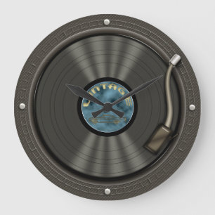 Vintage Vinyl Record Wall Clock