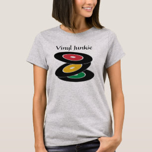Vintage Vinyl Records Design T-Shirt