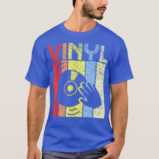 Vintage Vinyl Turntable Dj Music Lover 3242 T-Shirt