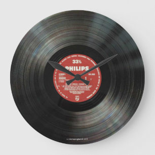 Vintage Vinyl Wall Clock - Designer Den - Gifts