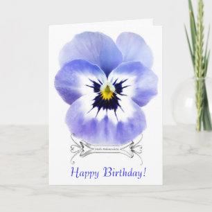 Vintage Viola Greeting Card