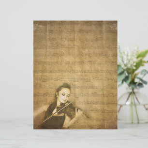 Vintage violinist