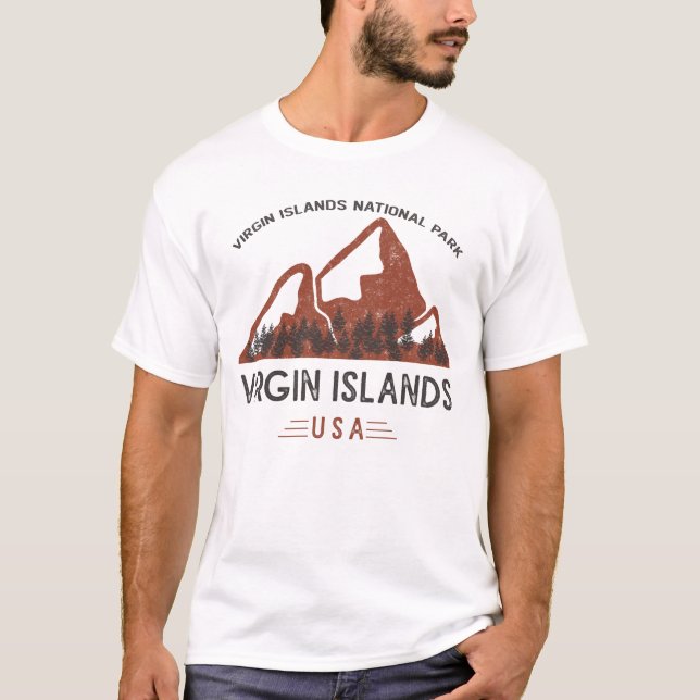 Vintage Virgin Islands National Park T-Shirt (Front)
