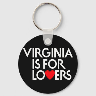 Vintage Virginia Is For The Lovers _1 Keychain