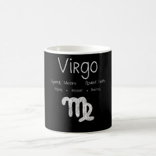 Vintage Virgo Star Sign Horoscope Birthday Gift Coffee Mug