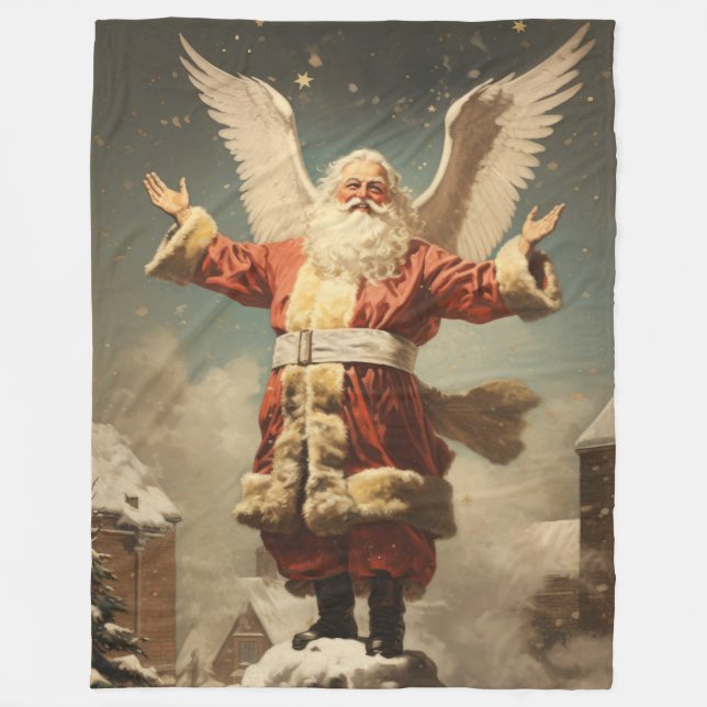 Vintage Visions Cherished Christmas Blanket  (Front)