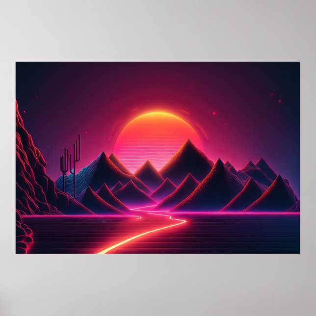 Vintage Visions: Retrofuturism Reimagined Poster (Front)