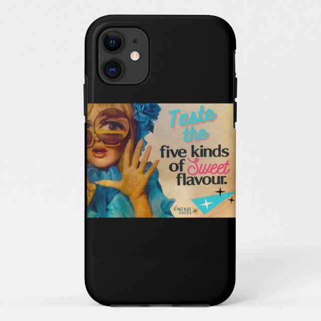 Vintage Voices iPhone  case (Back)