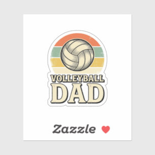 Vintage Volleyball Dad Retro Shirt Design_1