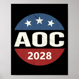 Vintage Vote Alexandria Ocasio-cortez President 20 Poster