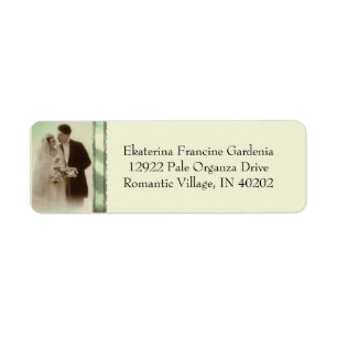 Vintage Vows - Pale Organza in Green