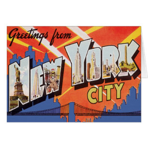 Vintage voyage de New York City