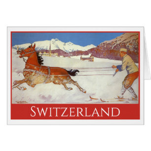 Vintage voyage, hiver en Engadin Suisse