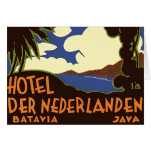 Vintage voyage Jakarta Indonésie Hotel Nederlanden